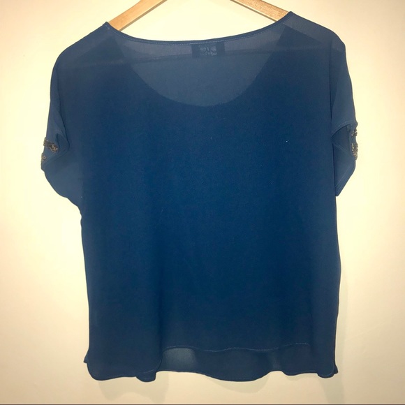 Sheer Beaded Top - Picture 3 of 3